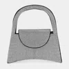 Fashnzfab Bling Studded Top Handle Evening Bag / Crossbody Bag In Black