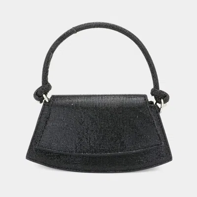 Fashnzfab Bling Top Handle Evening Shoulder Bag / Crossbody Bag In Black