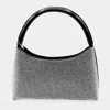 Fashnzfab Bling Tote Evening Bag In Black