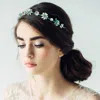 Fashnzfab Blossom Flower Crystal Pearl Headband In Multi