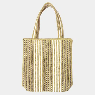 Fashnzfab Boho Striped Shoulder Bag In Sand