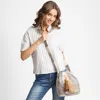 Fashnzfab Boho Tassel Bucket Shoulder Bag / Crossbody Bag In Sand