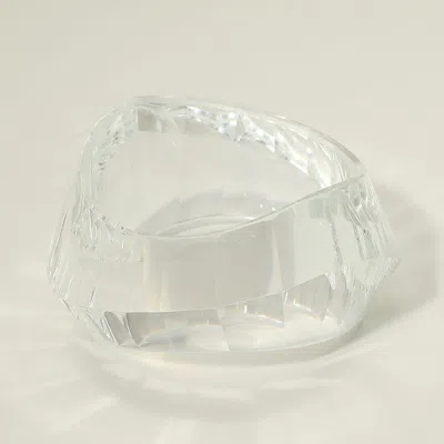 Fashnzfab Bold Sculpted Resin Bangle Bracelet In Multi
