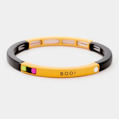 Fashnzfab Boo Halloween Stretch Bracelet Multi