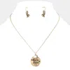 Fashnzfab Born Free Charm Pendant Necklace In Gold