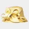 Fashnzfab Bow Accented Dressy Hat In Multi