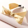 Fashnzfab Bow Pointed Headband In Yellow