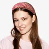 Fashnzfab Braided Straw Headband In Multi