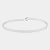 Fashnzfab Brass Thin Metal Hook Bracelet Worn Silver In Multi