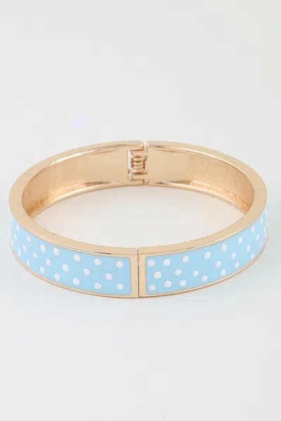 Fashnzfab Bright Polka Dot Cuff Bracelet In Multi