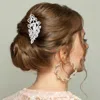 Fashnzfab Bubble Stone Accented Hair Comb In Metallic