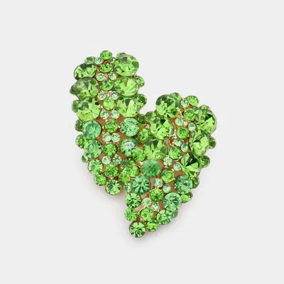 Fashnzfab Bubble Stone Cluster Evening Earrings In Multi