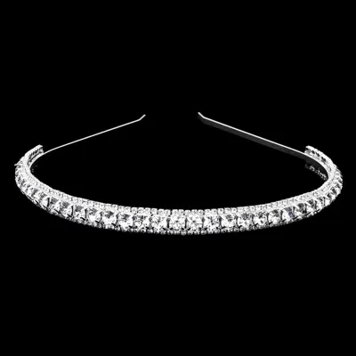 Fashnzfab Bubble Stone Headband In Metallic