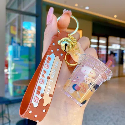Fashnzfab Bubble Tea Keychains In Multi