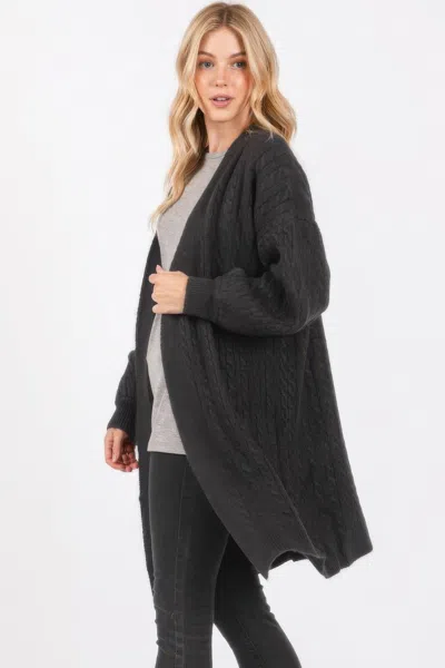 Fashnzfab Cable Knit Cardigan