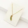 Fashnzfab California State Map Abalone Pendant Necklace In Gold