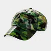 Fashnzfab Camouflage Pattern Baseball Cap In Green
