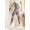 FASHNZFAB CAMOUFLAGE PRINTED RAYON SPANDEX LEGGINGS