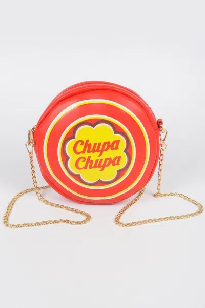 Fashnzfab Candy Fun Clutch In Red