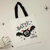 Fashnzfab Candy Monster Halloween Message Tote Bag In Black