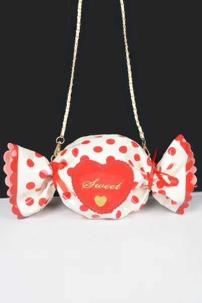 Fashnzfab Candy Novelty Bag In Red