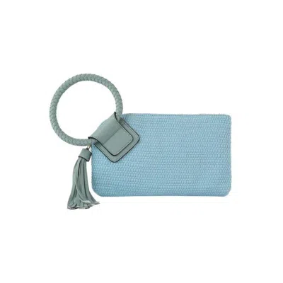Fashnzfab Canvas Cuff Handle Tassel Wristlet Clutch