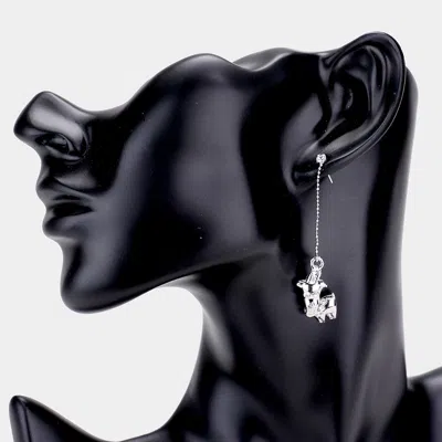 Fashnzfab Capricorn - Zodiac Sign Dangle Earrings In Multi