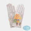 Fashnzfab Cartoon Puppy Printed Smart Touch Gloves In White