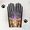 Fashnzfab Cat Printed Smart Touch Gloves In Multi
