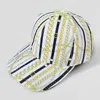 Fashnzfab Chain Patterned Baseball Cap In Multi