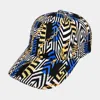 Fashnzfab Chain Patterned Baseball Cap In Multi