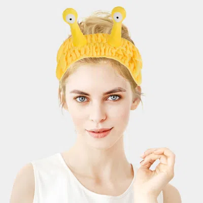 Fashnzfab Character Facial Headband In Yellow