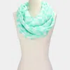 Fashnzfab Chevron Pattern Infinity Scarf In Multi