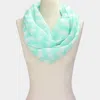 Fashnzfab Chevron Pattern Infinity Scarf In Multi