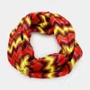 Fashnzfab Chevron Pattern Infinity Scarf In Multi