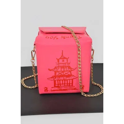 Fashnzfab Chinese Take Out Box Fashion Clutch
