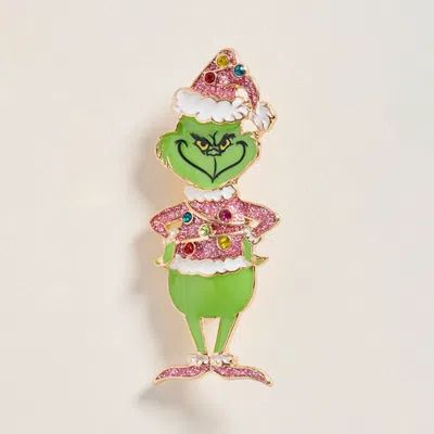 Fashnzfab Christmas Green Monster Pin Brooch