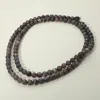 Fashnzfab Chunky Acrylic Ball Beaded Wrap Long Necklace In Gray
