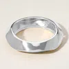 Fashnzfab Chunky Metal Hinged Bangle Bracelet In Silver