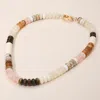 Fashnzfab Chunky Resin Disc Beaded Necklace In Multi