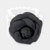 Fashnzfab Chunky Rose Pearl Bracelet Black, White In Multi
