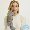 Fashnzfab Classic Knit Winter Touch Smart Gloves In Gray
