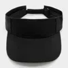 Fashnzfab Classic Solid Adjustable Sports Visor Hat In Black