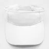 Fashnzfab Classic Solid Adjustable Sports Visor Hat In White