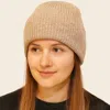 Fashnzfab Classic Warm Knit Winter Beanie Hat In Brown
