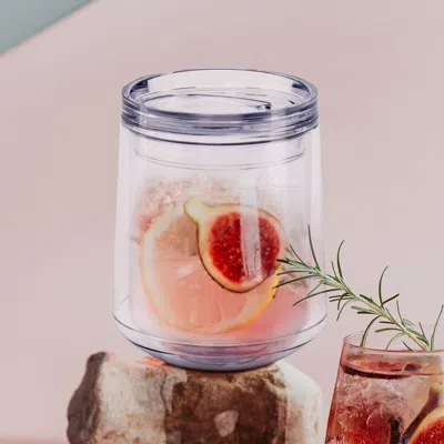 Fashnzfab Clear Portable Wine Tumbler