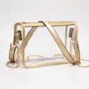 Fashnzfab Clear Rectangle Crossbody Bag In Multi