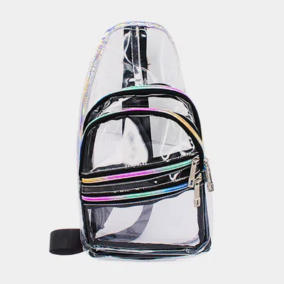 Fashnzfab Clear Transparent Sling Bag In Multi