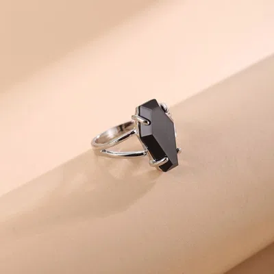 Fashnzfab Coffin Ring In Multi