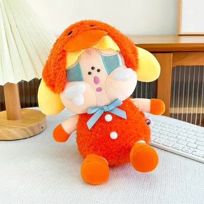 Fashnzfab Collectible Cute Character Plush Doll Keychain Bag Charm In Red
